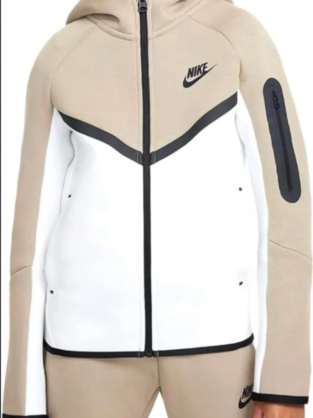 Nike Boys Sportswear Tech Fleece Big Kids Full Zip Hoodie Size XL